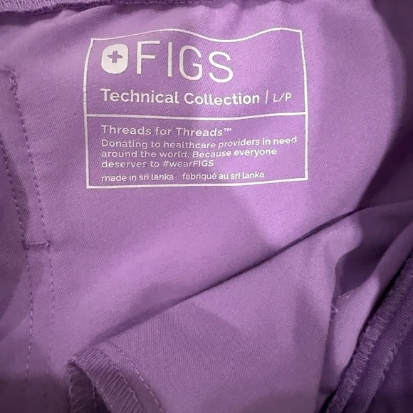 Figs zamora light purple Petite Large pants - Picture 4 of 16